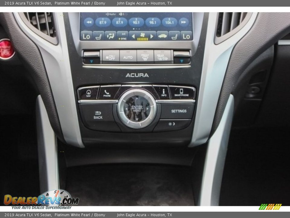 2019 Acura TLX V6 Sedan Platinum White Pearl / Ebony Photo #27