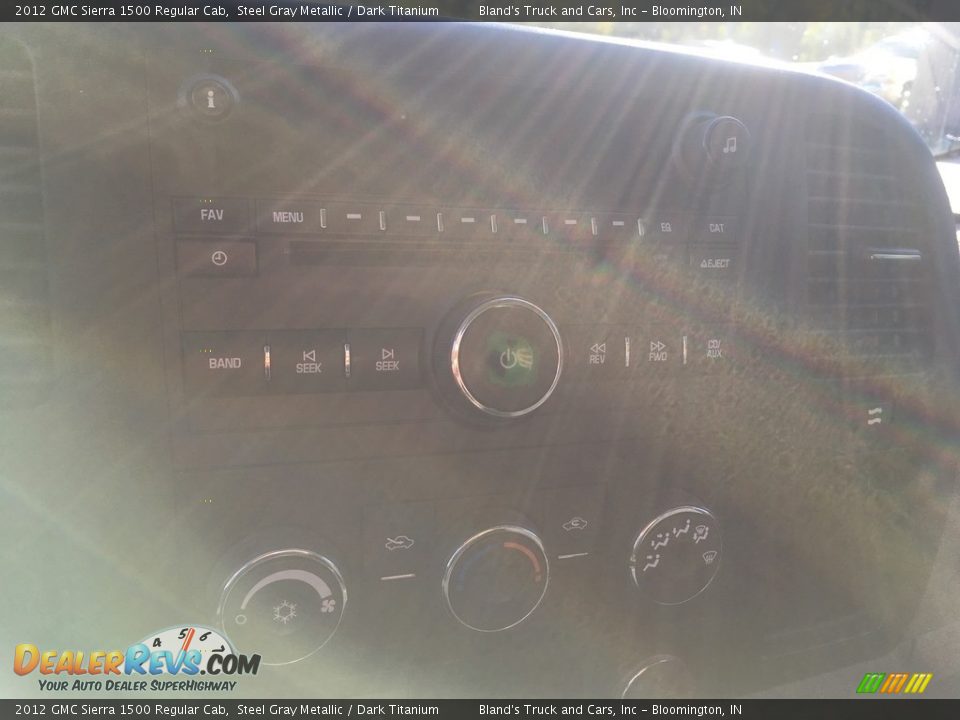 2012 GMC Sierra 1500 Regular Cab Steel Gray Metallic / Dark Titanium Photo #27