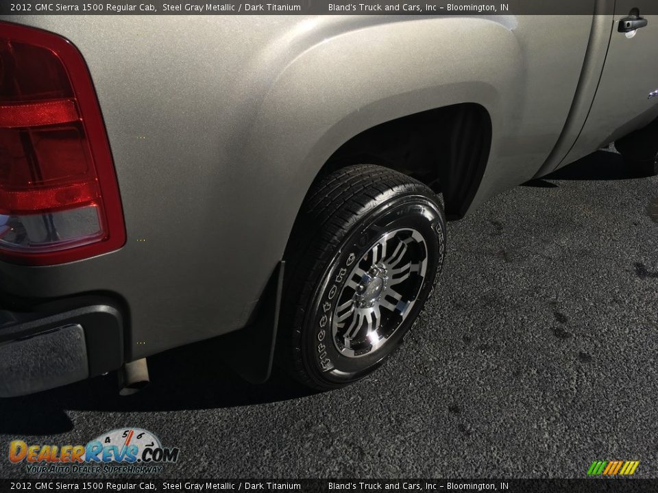 2012 GMC Sierra 1500 Regular Cab Steel Gray Metallic / Dark Titanium Photo #29