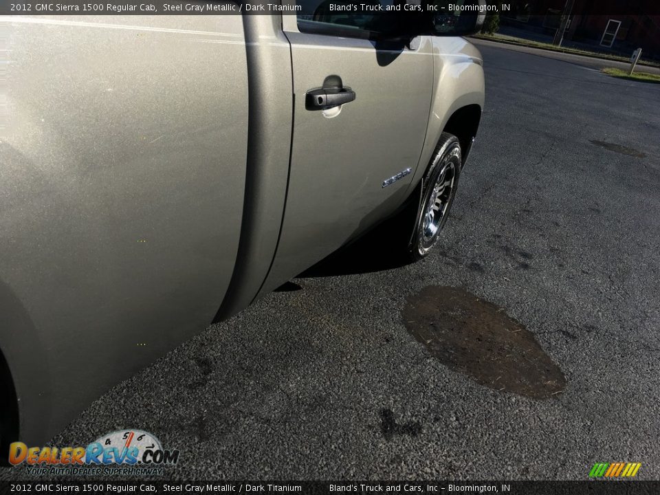 2012 GMC Sierra 1500 Regular Cab Steel Gray Metallic / Dark Titanium Photo #30