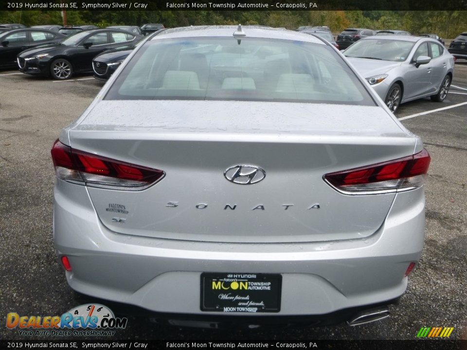 2019 Hyundai Sonata SE Symphony Silver / Gray Photo #7