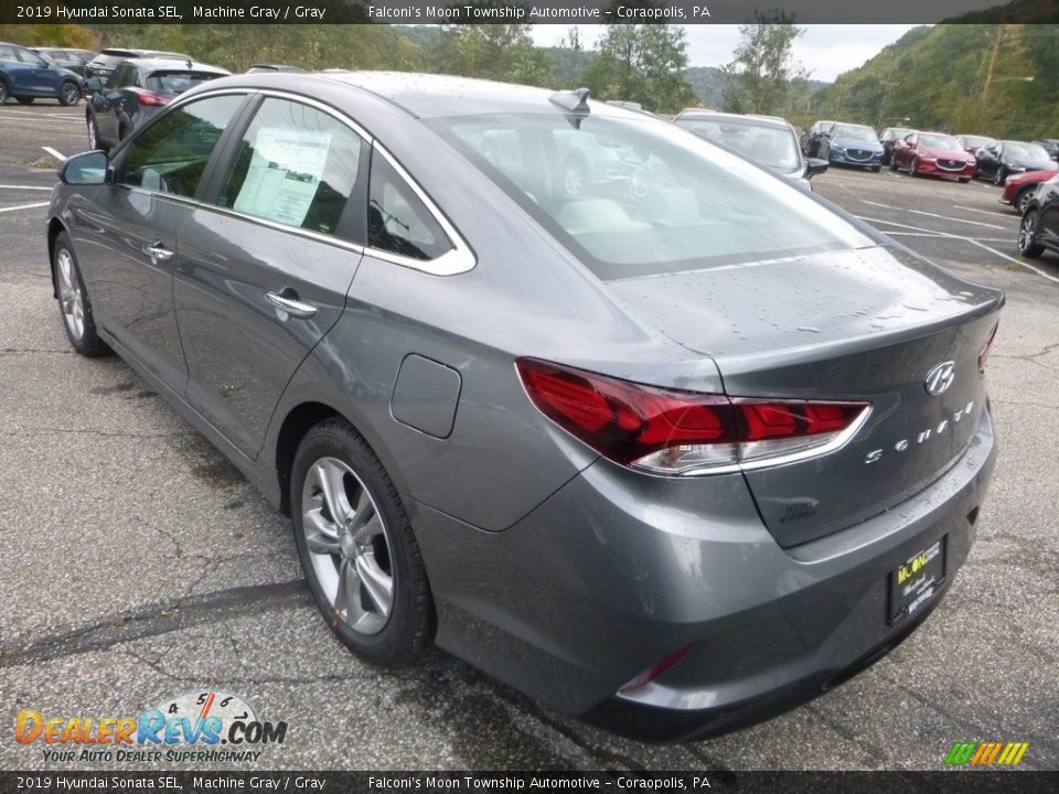 2019 Hyundai Sonata SEL Machine Gray / Gray Photo #6