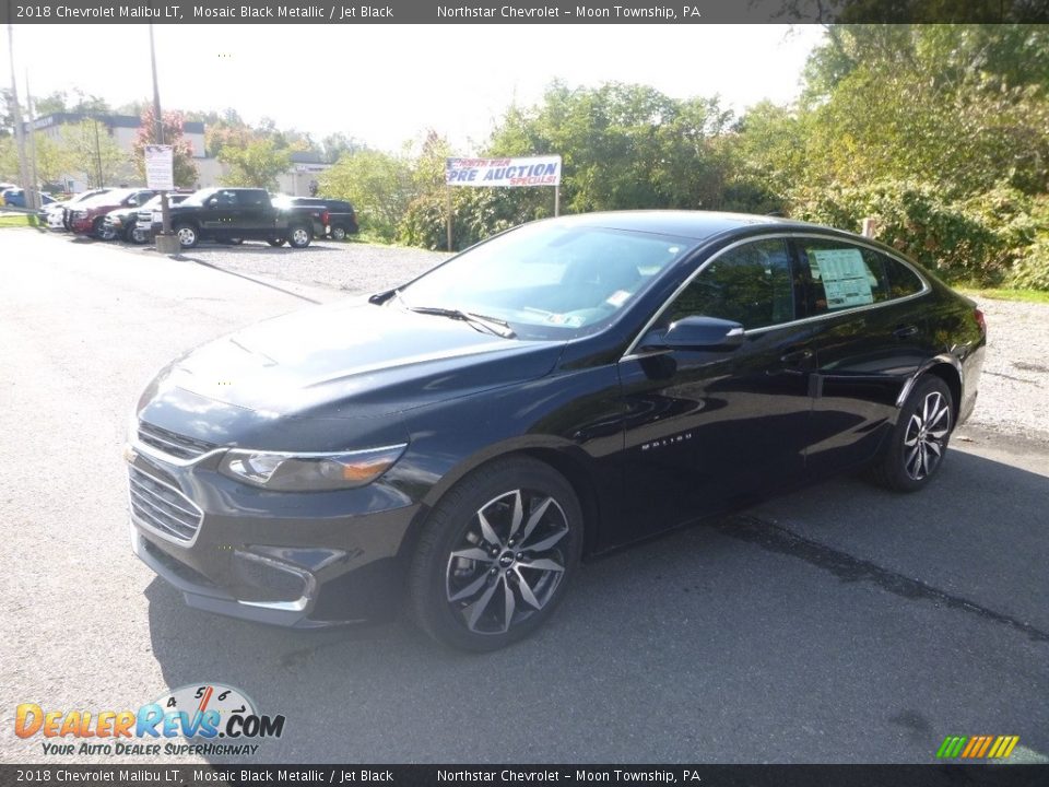 2018 Chevrolet Malibu LT Mosaic Black Metallic / Jet Black Photo #1