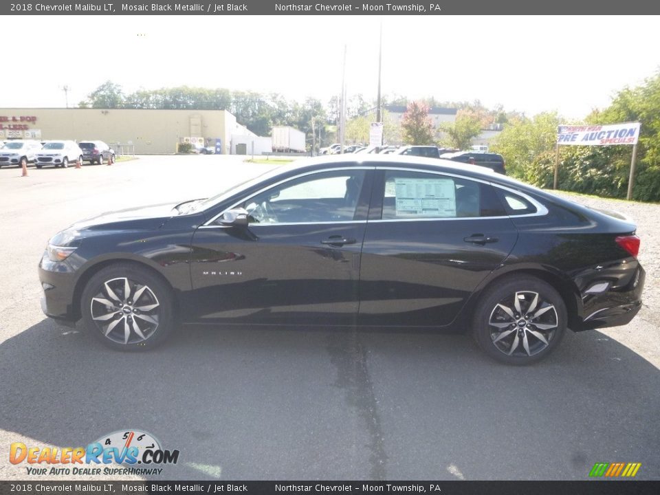 2018 Chevrolet Malibu LT Mosaic Black Metallic / Jet Black Photo #2