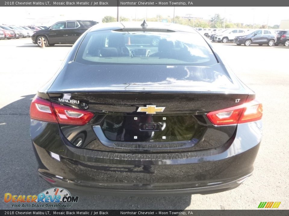 2018 Chevrolet Malibu LT Mosaic Black Metallic / Jet Black Photo #4