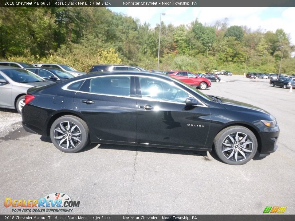 2018 Chevrolet Malibu LT Mosaic Black Metallic / Jet Black Photo #6