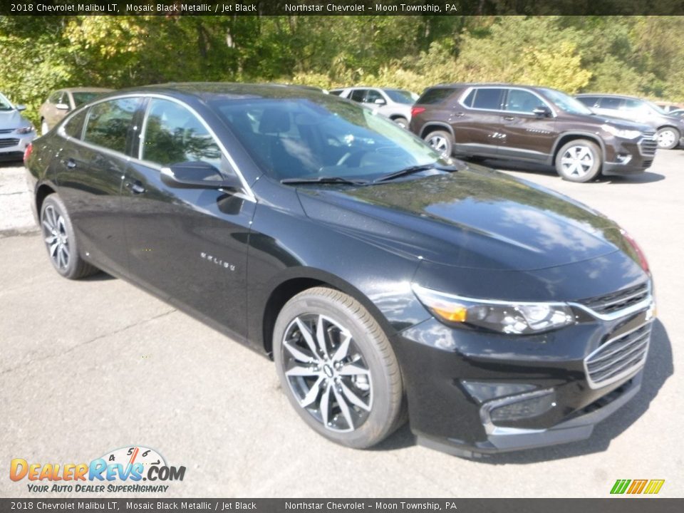 2018 Chevrolet Malibu LT Mosaic Black Metallic / Jet Black Photo #7