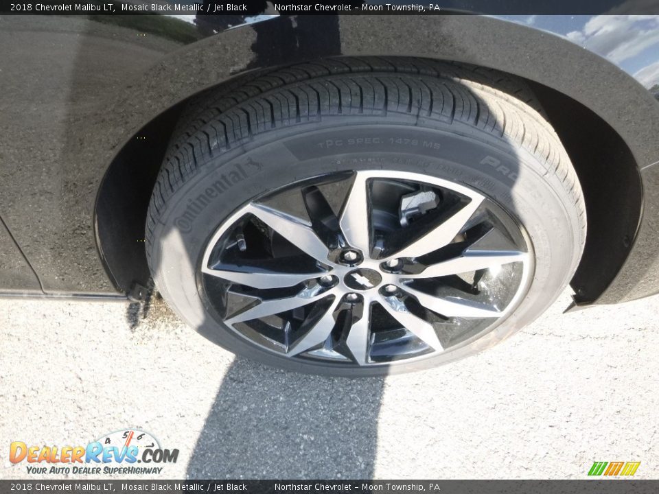 2018 Chevrolet Malibu LT Mosaic Black Metallic / Jet Black Photo #9