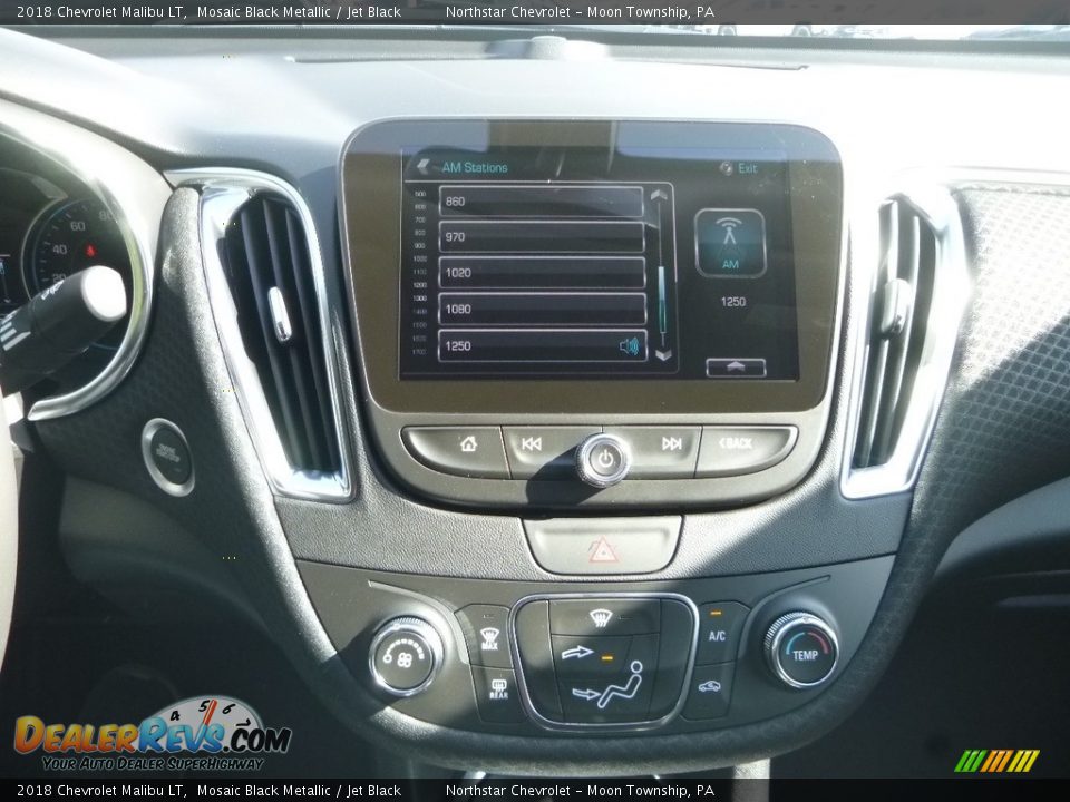 2018 Chevrolet Malibu LT Mosaic Black Metallic / Jet Black Photo #17