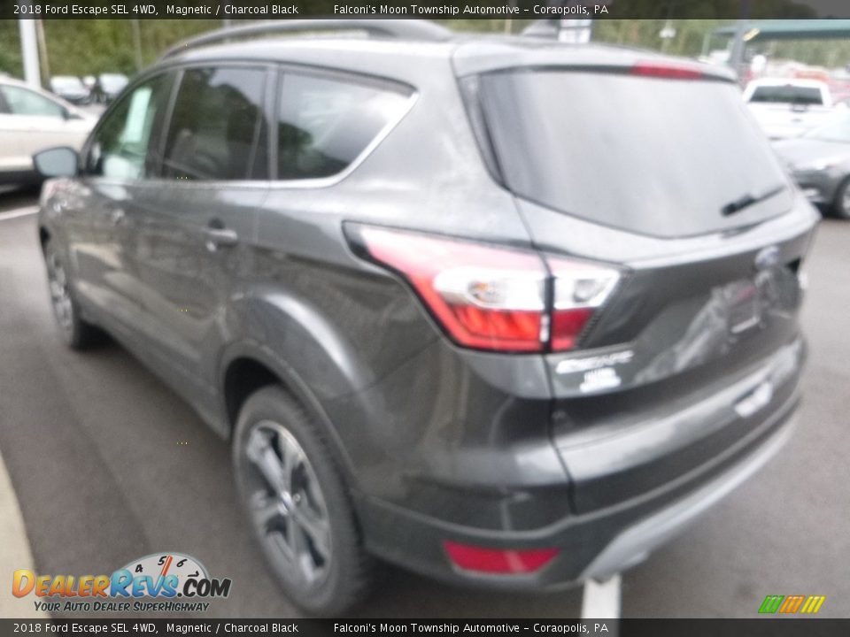 2018 Ford Escape SEL 4WD Magnetic / Charcoal Black Photo #6