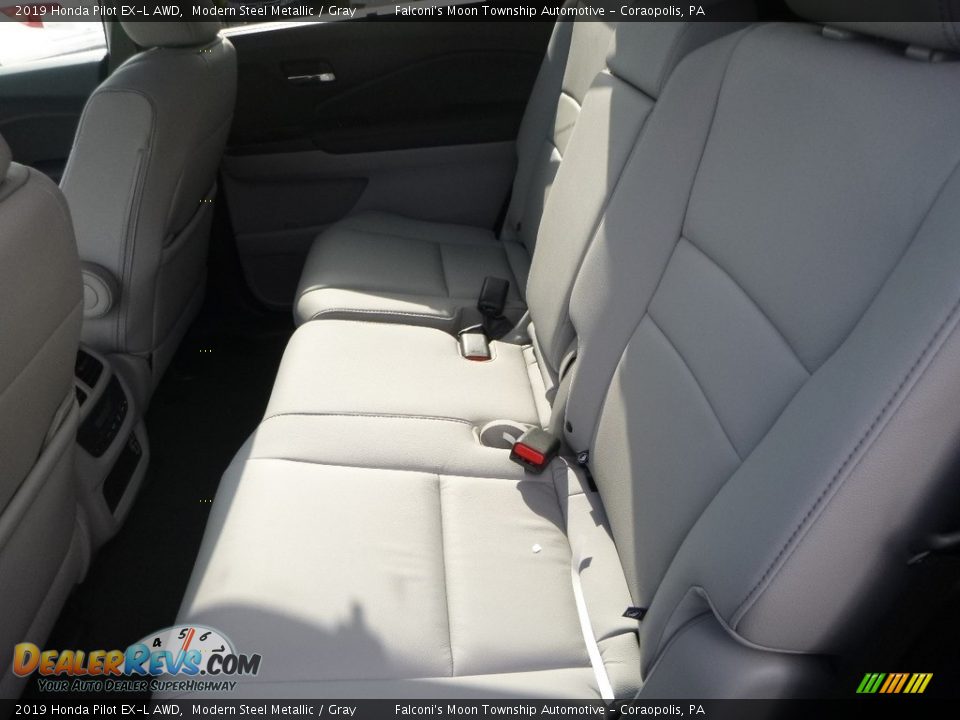 Rear Seat of 2019 Honda Pilot EX-L AWD Photo #9