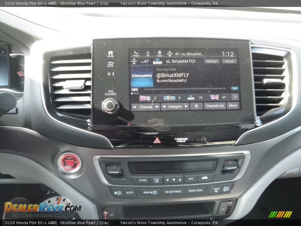 2019 Honda Pilot EX-L AWD Obsidian Blue Pearl / Gray Photo #14