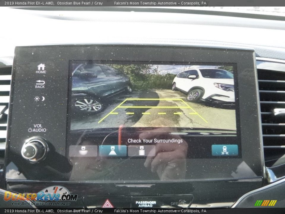 2019 Honda Pilot EX-L AWD Obsidian Blue Pearl / Gray Photo #15