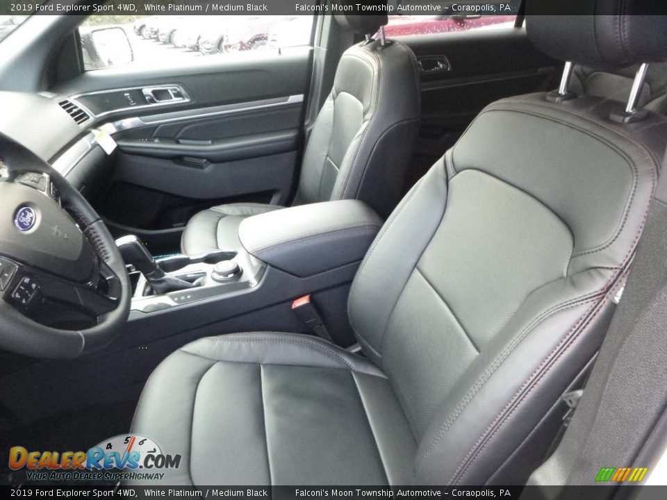 Medium Black Interior - 2019 Ford Explorer Sport 4WD Photo #10