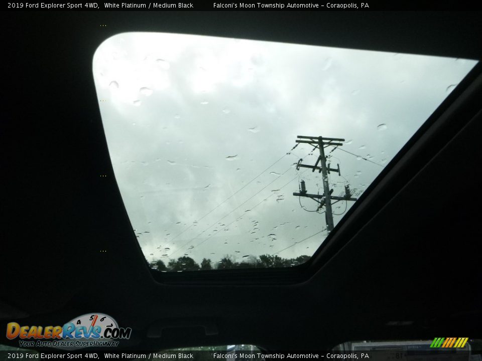 2019 Ford Explorer Sport 4WD White Platinum / Medium Black Photo #12