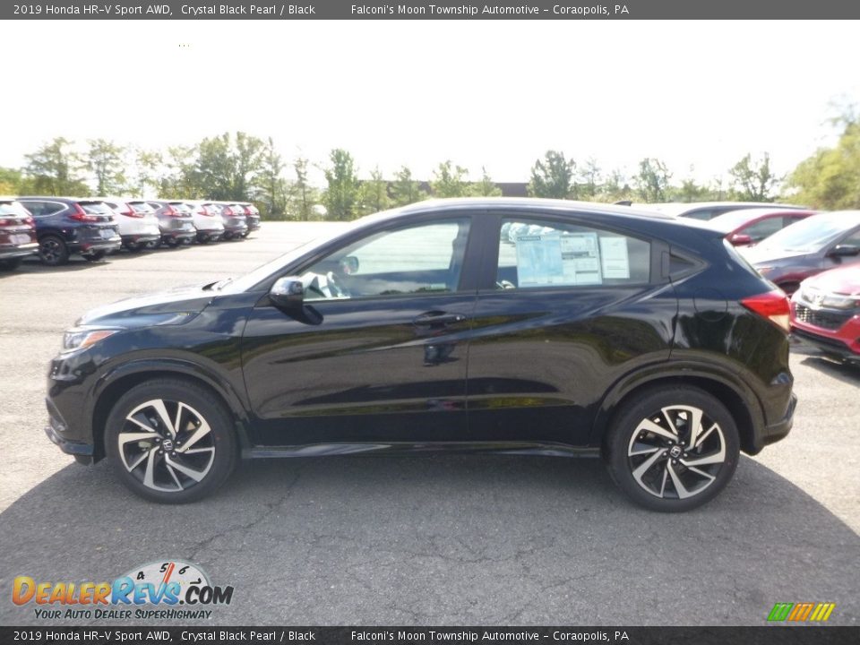 2019 Honda HR-V Sport AWD Crystal Black Pearl / Black Photo #2