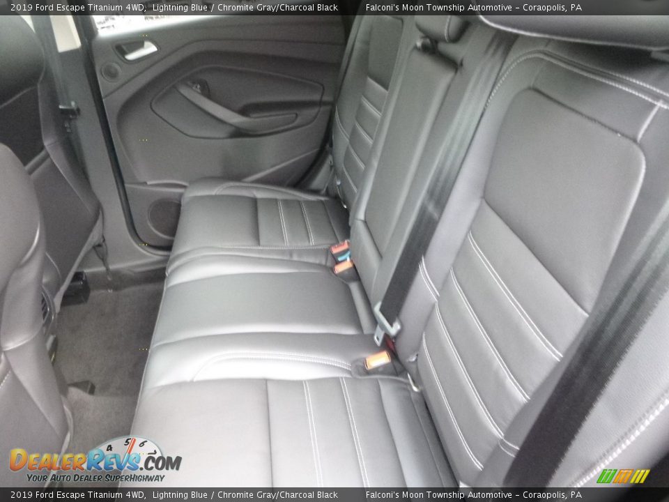 Rear Seat of 2019 Ford Escape Titanium 4WD Photo #8