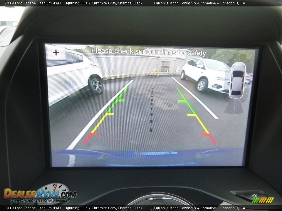2019 Ford Escape Titanium 4WD Lightning Blue / Chromite Gray/Charcoal Black Photo #15