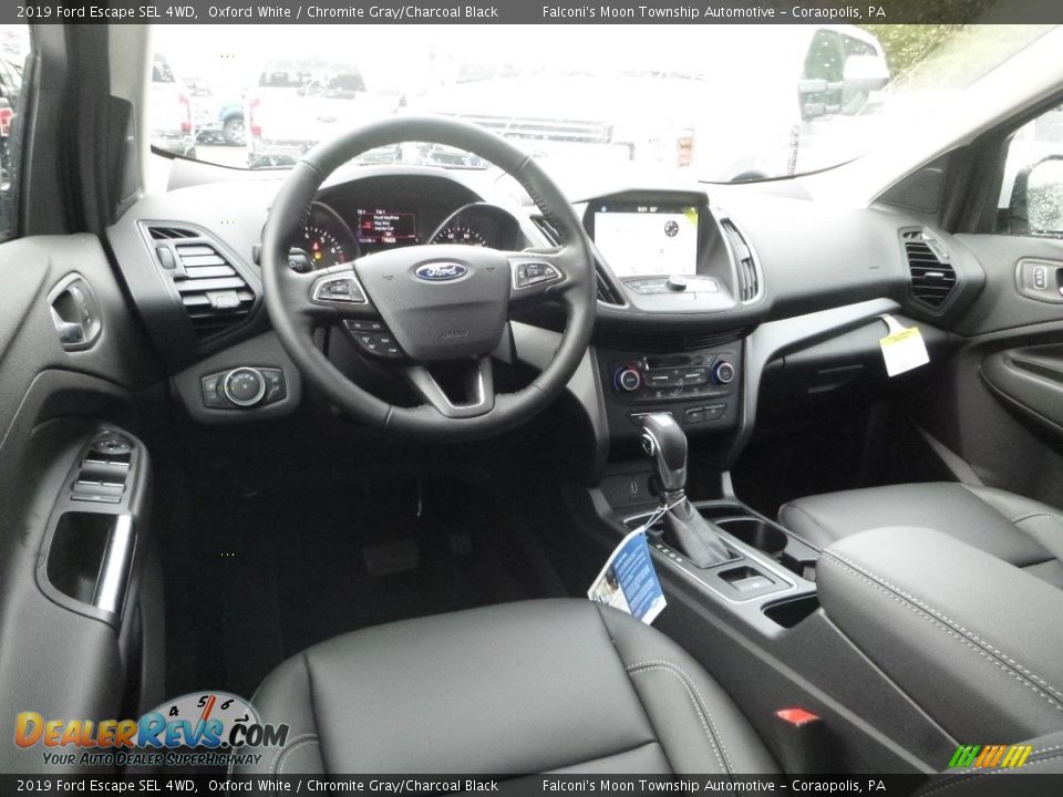 Front Seat of 2019 Ford Escape SEL 4WD Photo #9