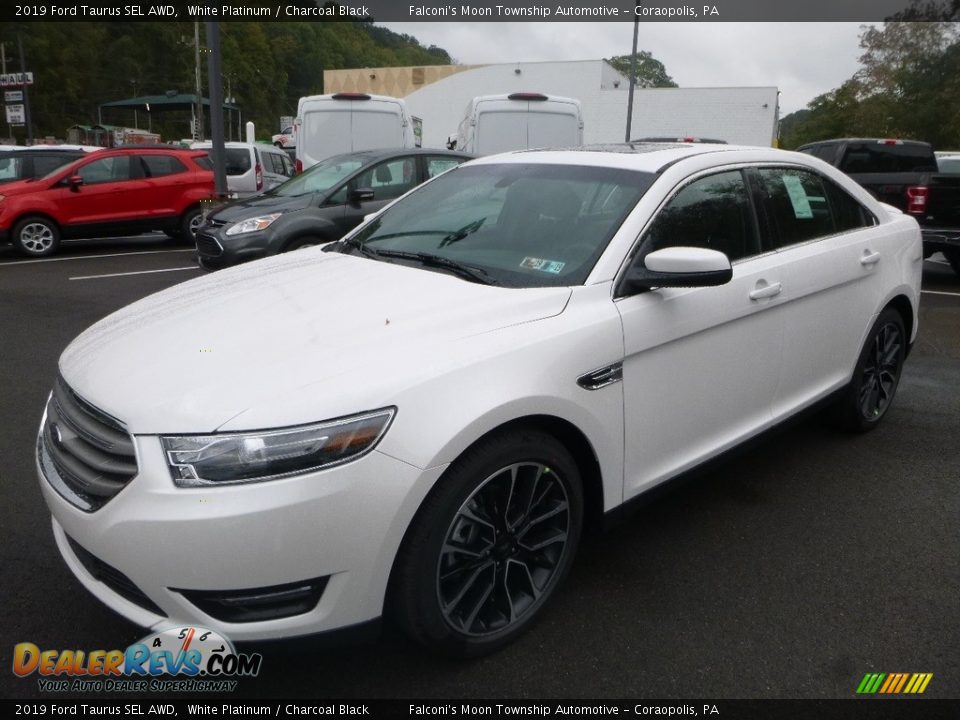 White Platinum 2019 Ford Taurus SEL AWD Photo #5