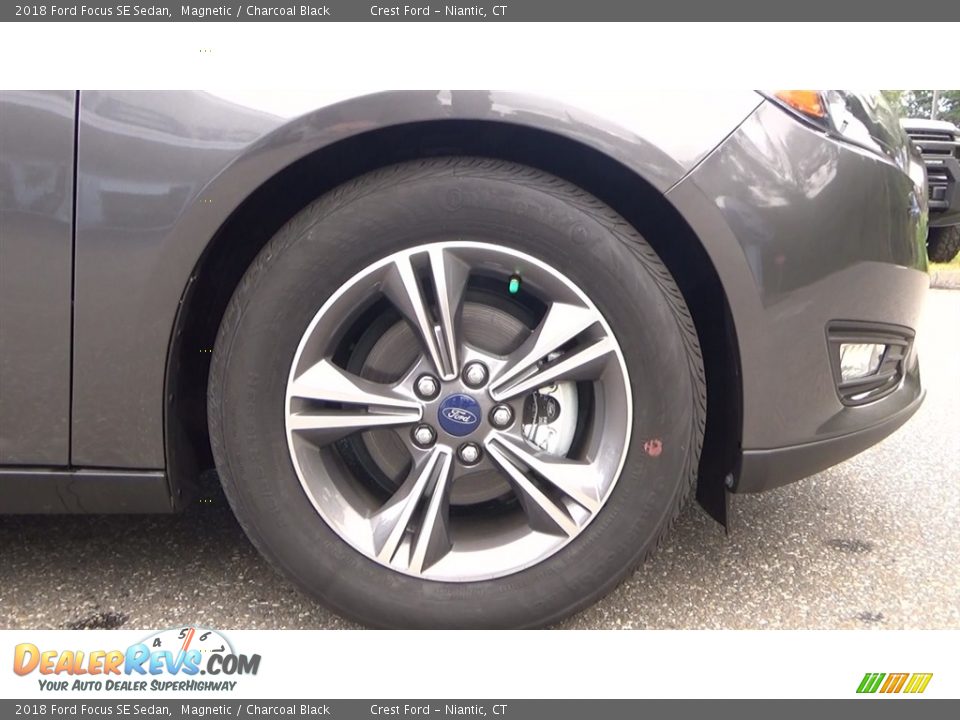 2018 Ford Focus SE Sedan Magnetic / Charcoal Black Photo #26