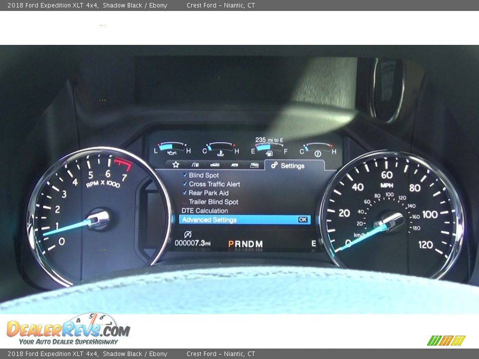 2018 Ford Expedition XLT 4x4 Shadow Black / Ebony Photo #13