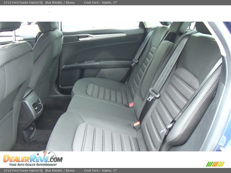Rear Seat of 2019 Ford Fusion Hybrid SE Photo #18
