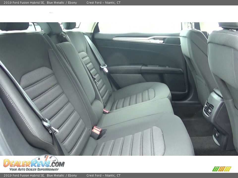 Rear Seat of 2019 Ford Fusion Hybrid SE Photo #23