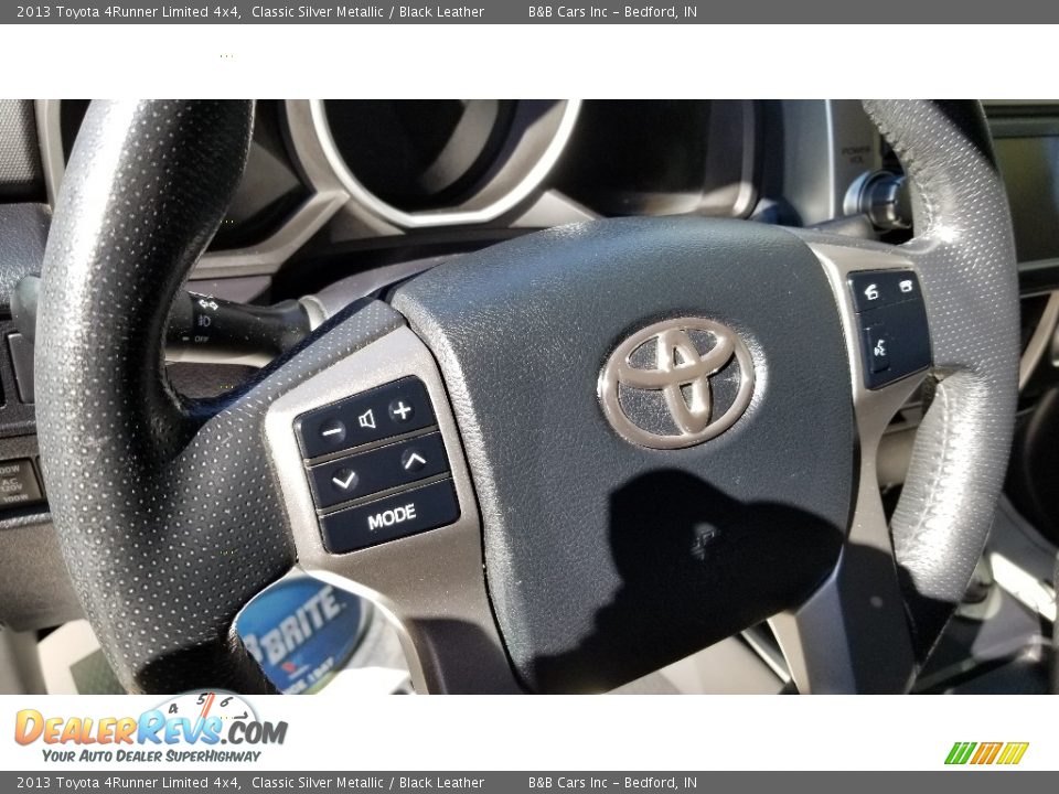 2013 Toyota 4Runner Limited 4x4 Classic Silver Metallic / Black Leather Photo #15