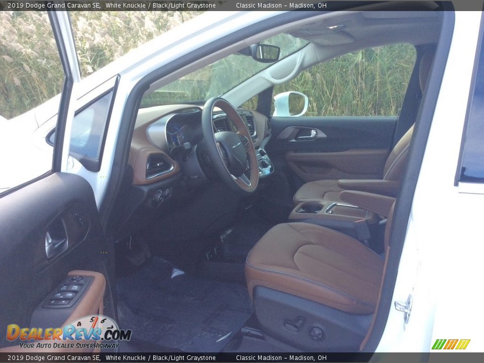 2019 Dodge Grand Caravan SE White Knuckle / Black/Light Graystone Photo #9