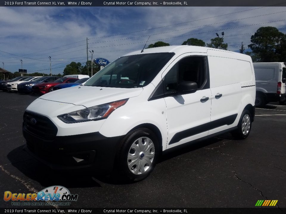 2019 Ford Transit Connect XL Van White / Ebony Photo #1