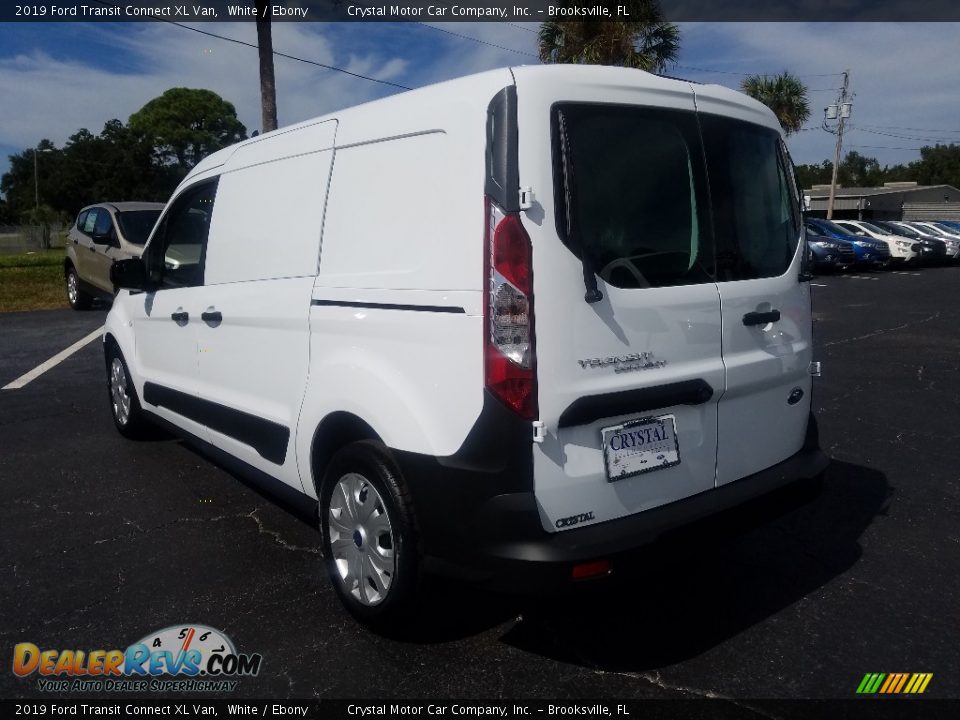 2019 Ford Transit Connect XL Van White / Ebony Photo #3