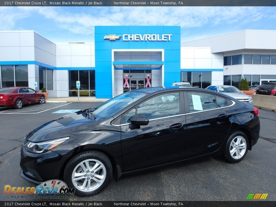 2017 Chevrolet Cruze LT Mosaic Black Metallic / Jet Black Photo #1