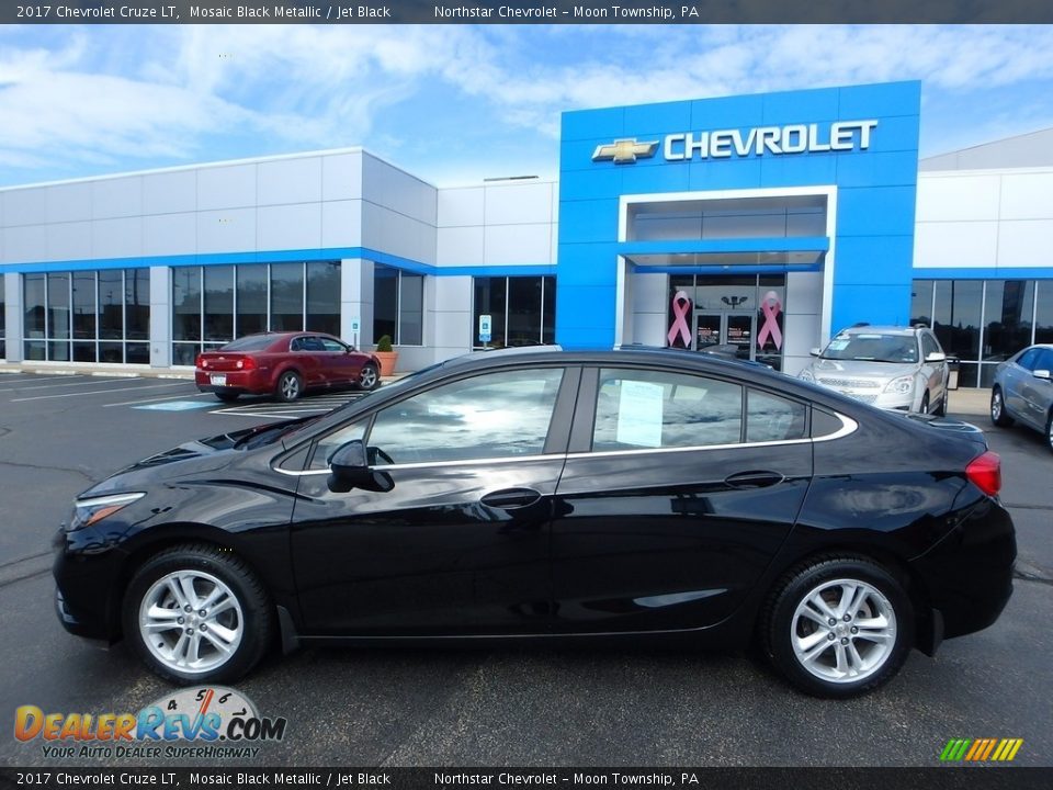 2017 Chevrolet Cruze LT Mosaic Black Metallic / Jet Black Photo #3