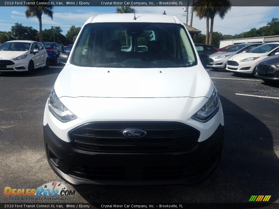 2019 Ford Transit Connect XL Van White / Ebony Photo #8