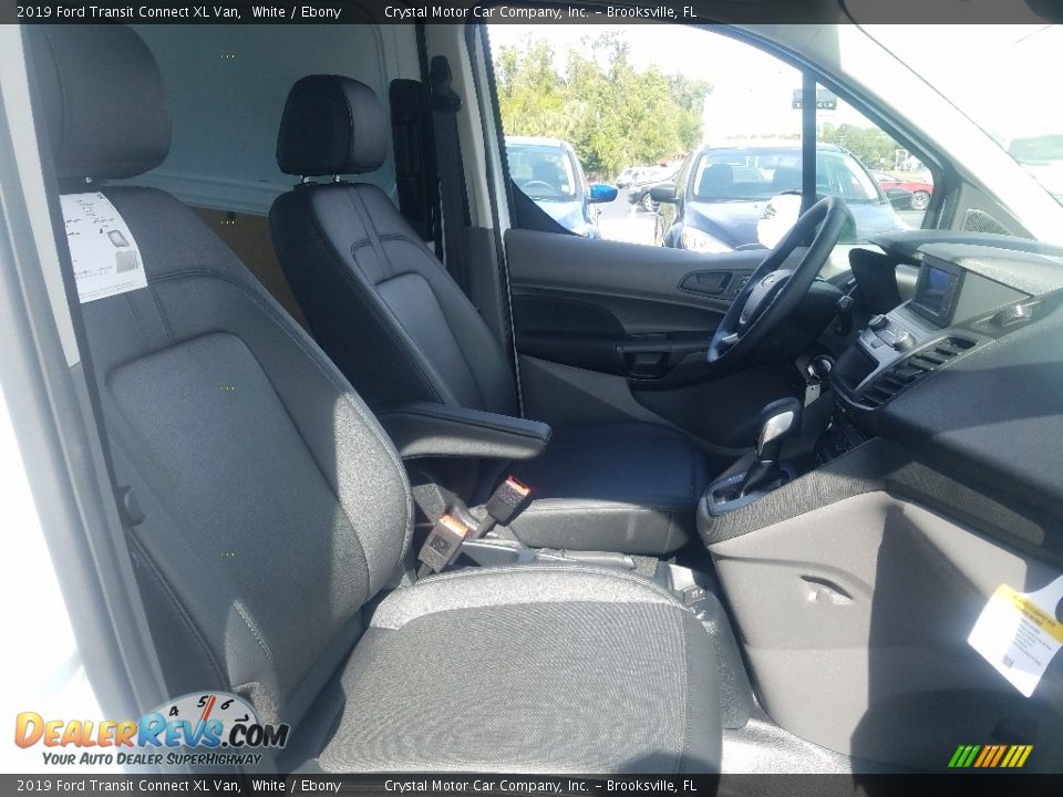 2019 Ford Transit Connect XL Van White / Ebony Photo #9