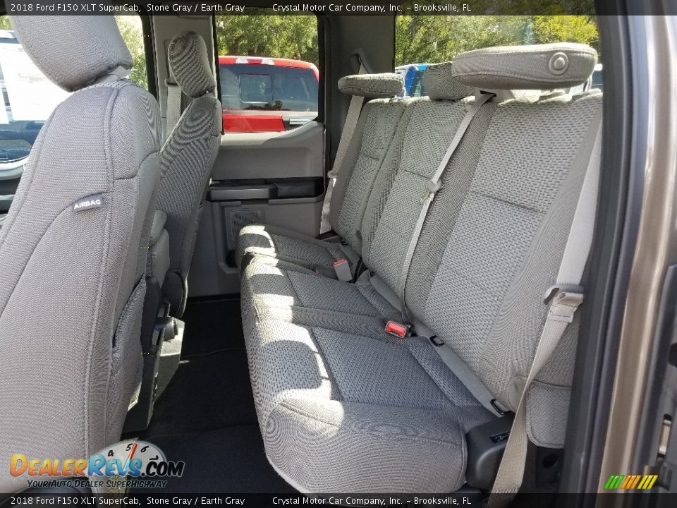 2018 Ford F150 XLT SuperCab Stone Gray / Earth Gray Photo #10
