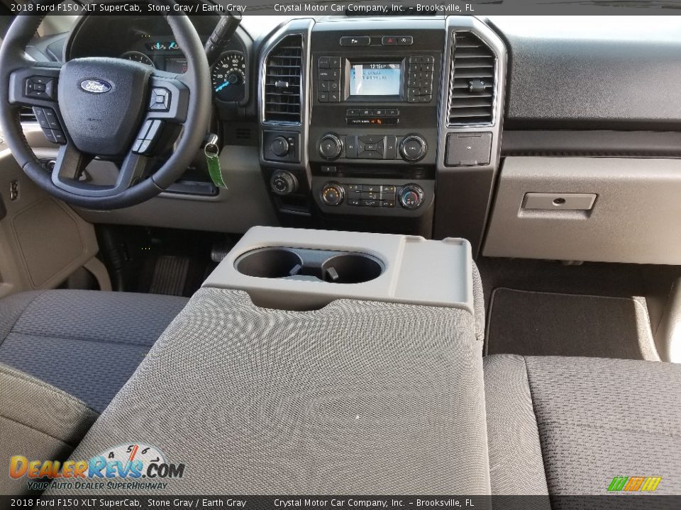 2018 Ford F150 XLT SuperCab Stone Gray / Earth Gray Photo #13
