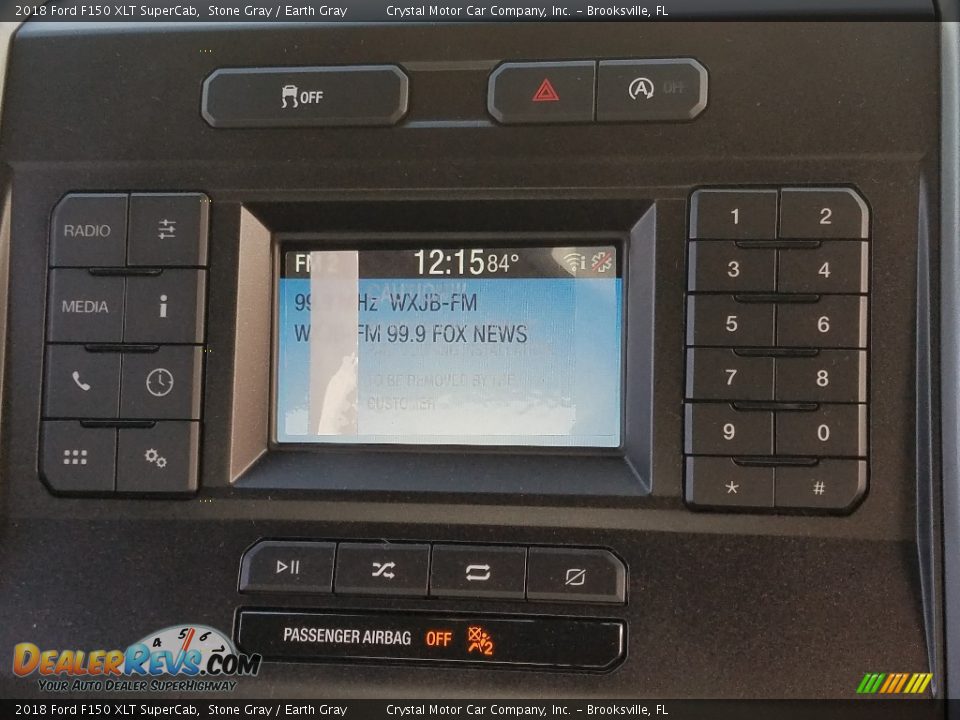 2018 Ford F150 XLT SuperCab Stone Gray / Earth Gray Photo #15