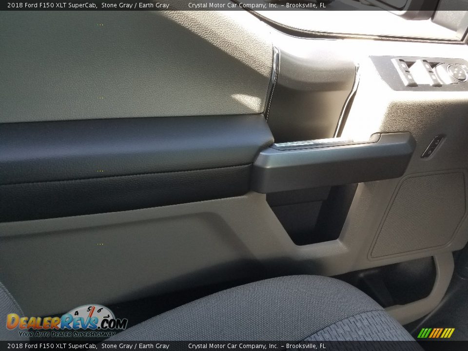 2018 Ford F150 XLT SuperCab Stone Gray / Earth Gray Photo #17
