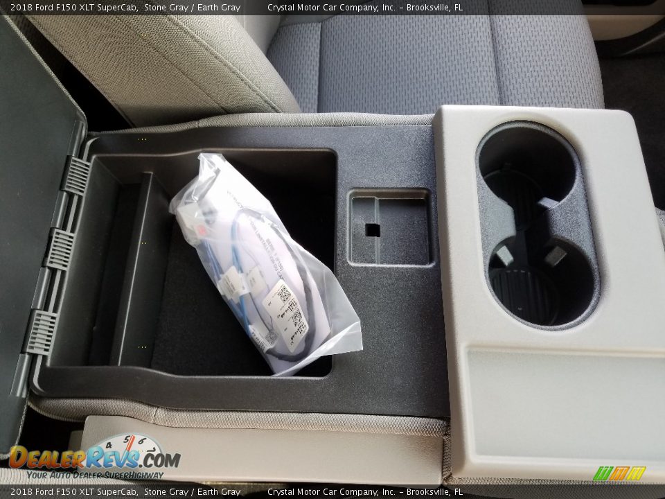 2018 Ford F150 XLT SuperCab Stone Gray / Earth Gray Photo #18