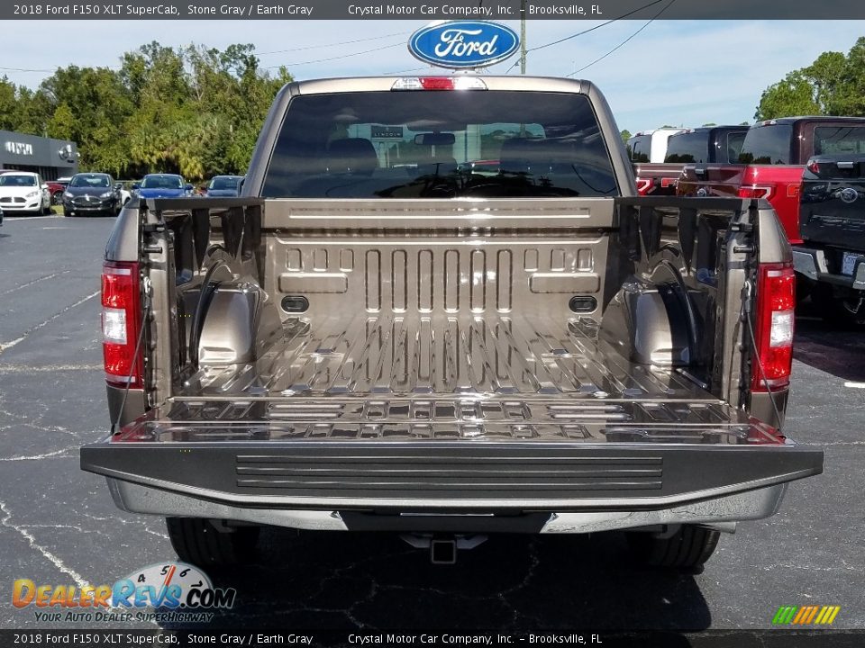 2018 Ford F150 XLT SuperCab Stone Gray / Earth Gray Photo #19