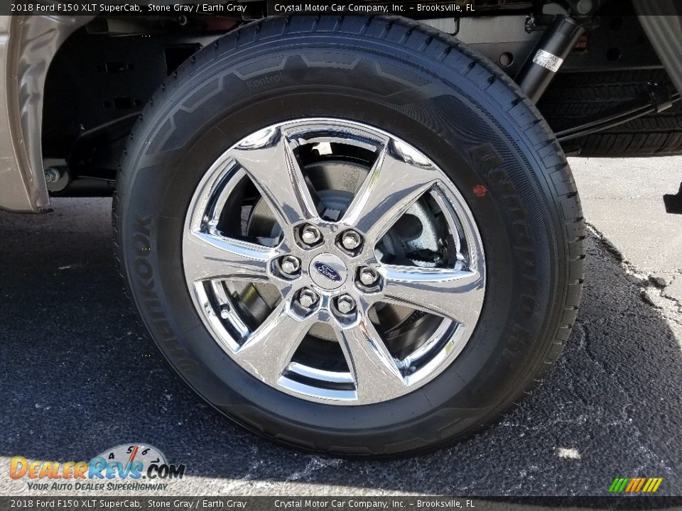 2018 Ford F150 XLT SuperCab Stone Gray / Earth Gray Photo #20