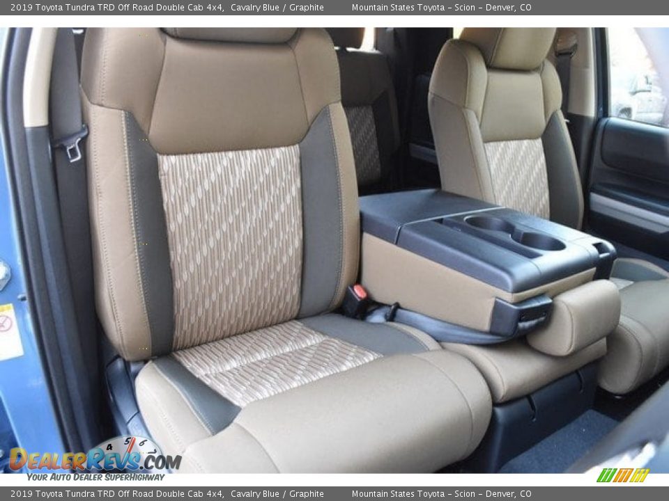 Graphite Interior - 2019 Toyota Tundra TRD Off Road Double Cab 4x4 Photo #12