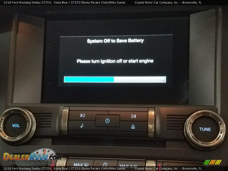 2018 Ford Mustang Shelby GT350 Kona Blue / GT350 Ebony Recaro Cloth/Miko Suede Photo #15