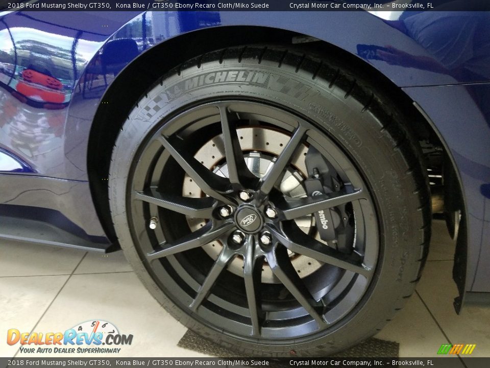 2018 Ford Mustang Shelby GT350 Kona Blue / GT350 Ebony Recaro Cloth/Miko Suede Photo #20