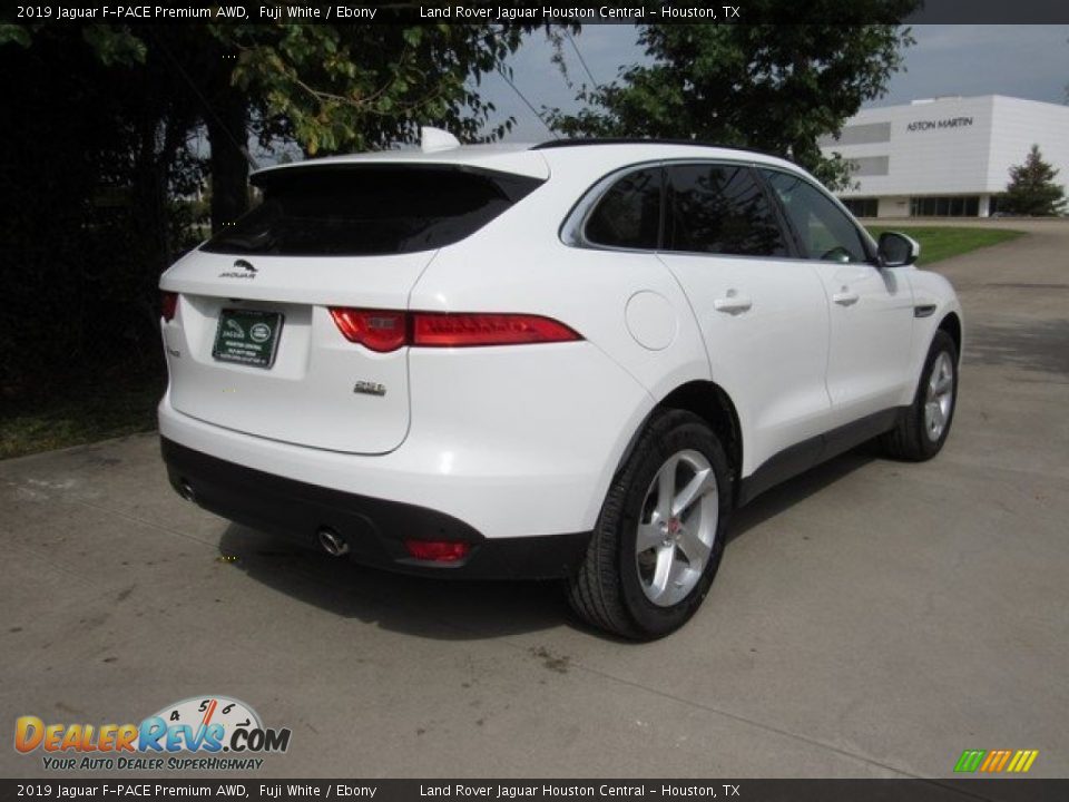 2019 Jaguar F-PACE Premium AWD Fuji White / Ebony Photo #8