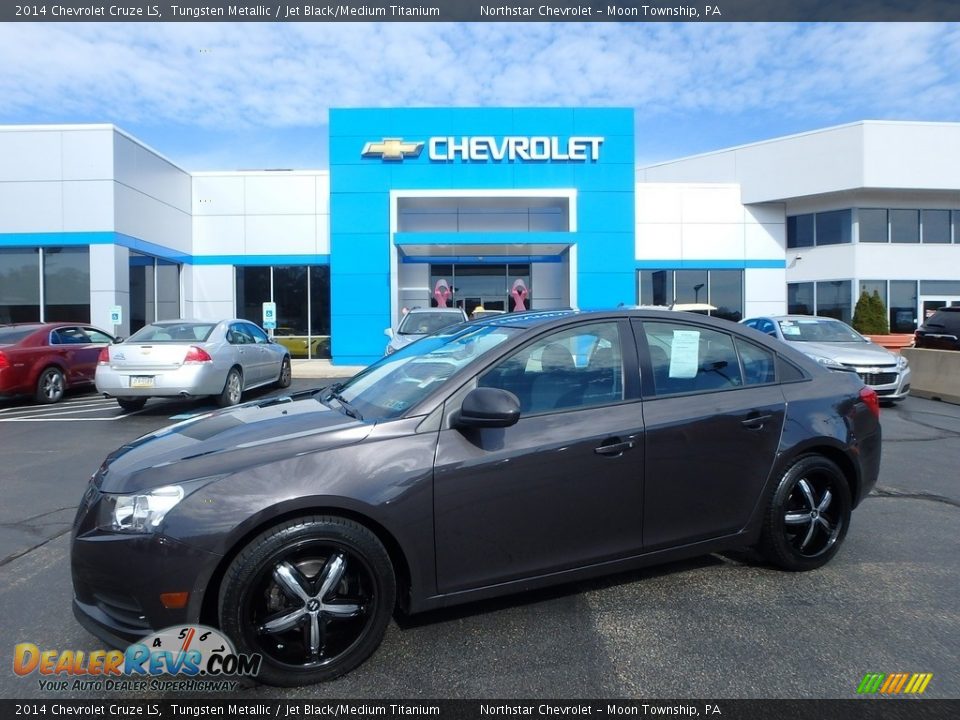 2014 Chevrolet Cruze LS Tungsten Metallic / Jet Black/Medium Titanium Photo #1