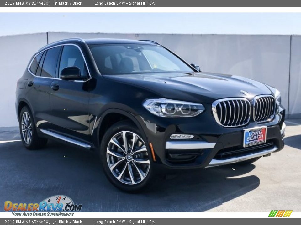 2019 BMW X3 sDrive30i Jet Black / Black Photo #12