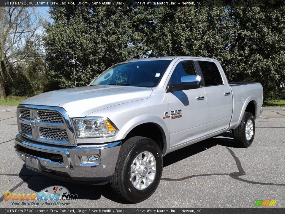 2018 Ram 2500 Laramie Crew Cab 4x4 Bright Silver Metallic / Black Photo #2